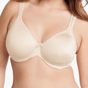 Bali Live It Up Underwire Bra Soft Taupe Cushioned Straps 38DD
